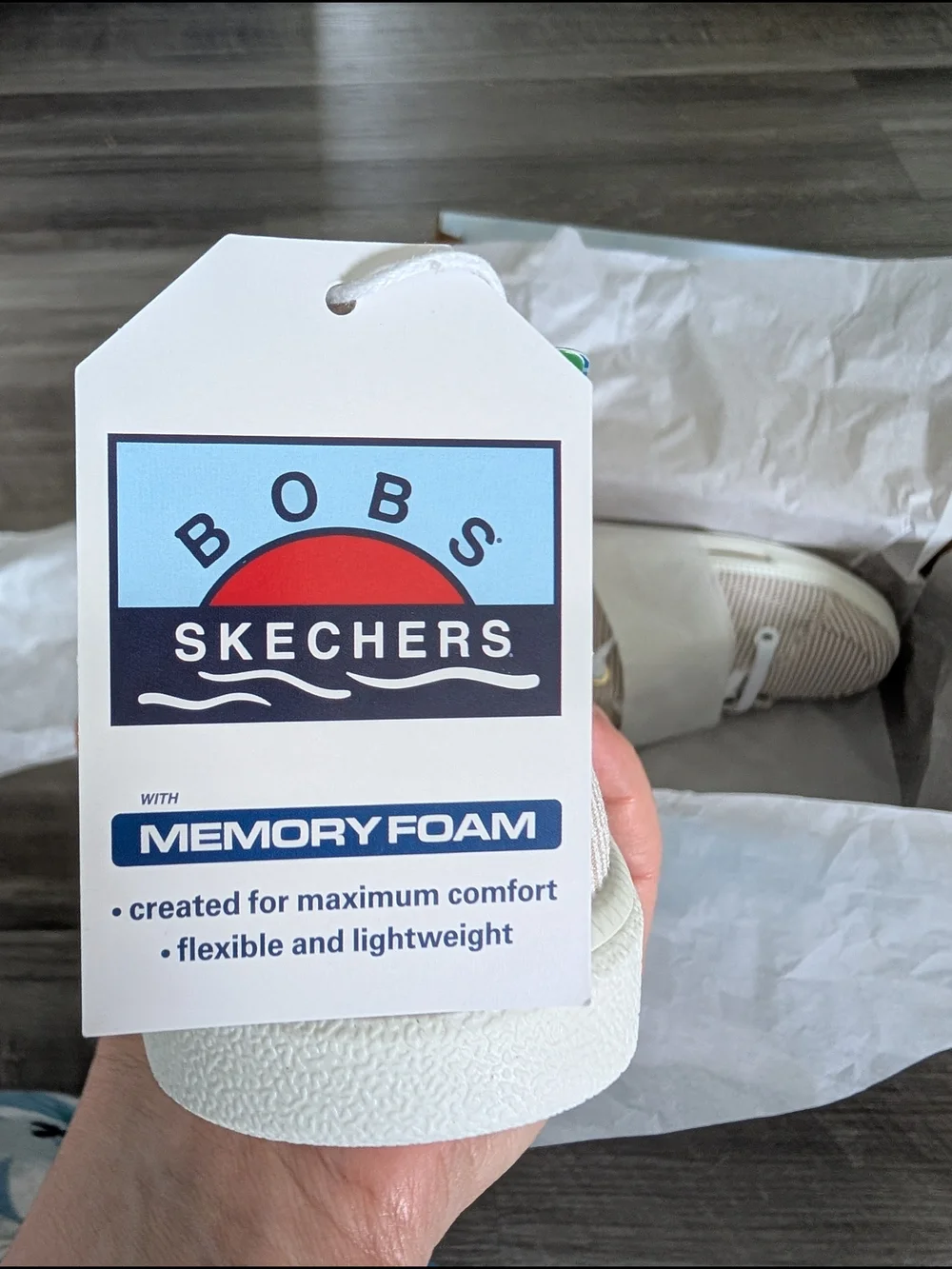 Skechers Kids Beige Striped Moccasins